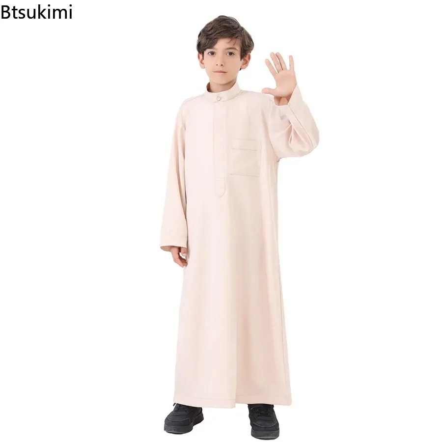 エスニックスタイル子供服ムスリムファッションアバヤ長袖カフタ - Summer Clothing Pakistan のレビューと価格
