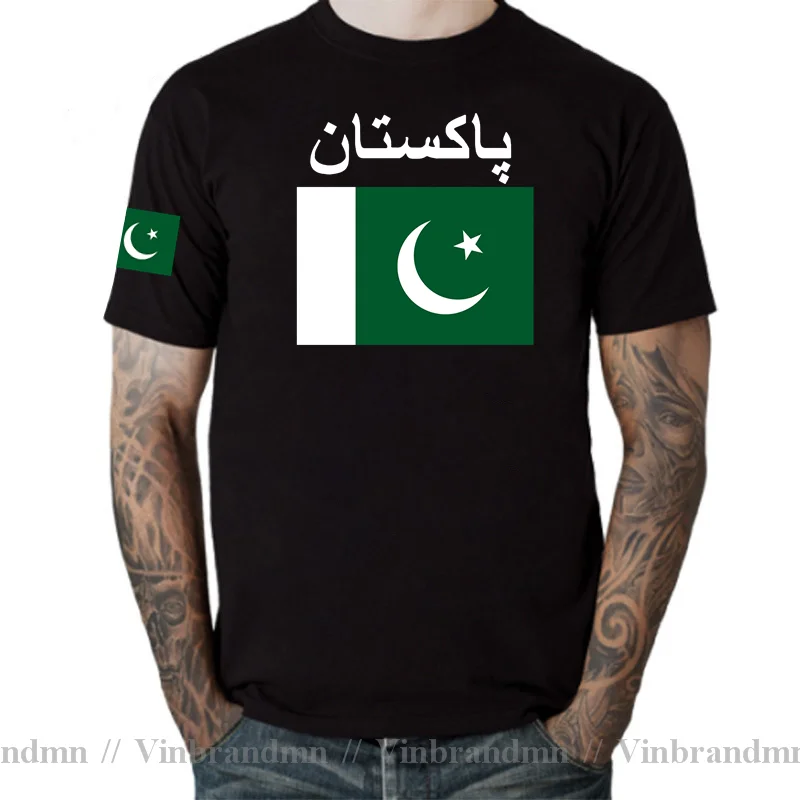 Summer Clothing Pakistan - パキスタン男性 tシャツクールジャージ国家チーム tシャツ綿 100% tシャツ衣類 tシャツ国スポーツ旗パキパキスタンイスラム教