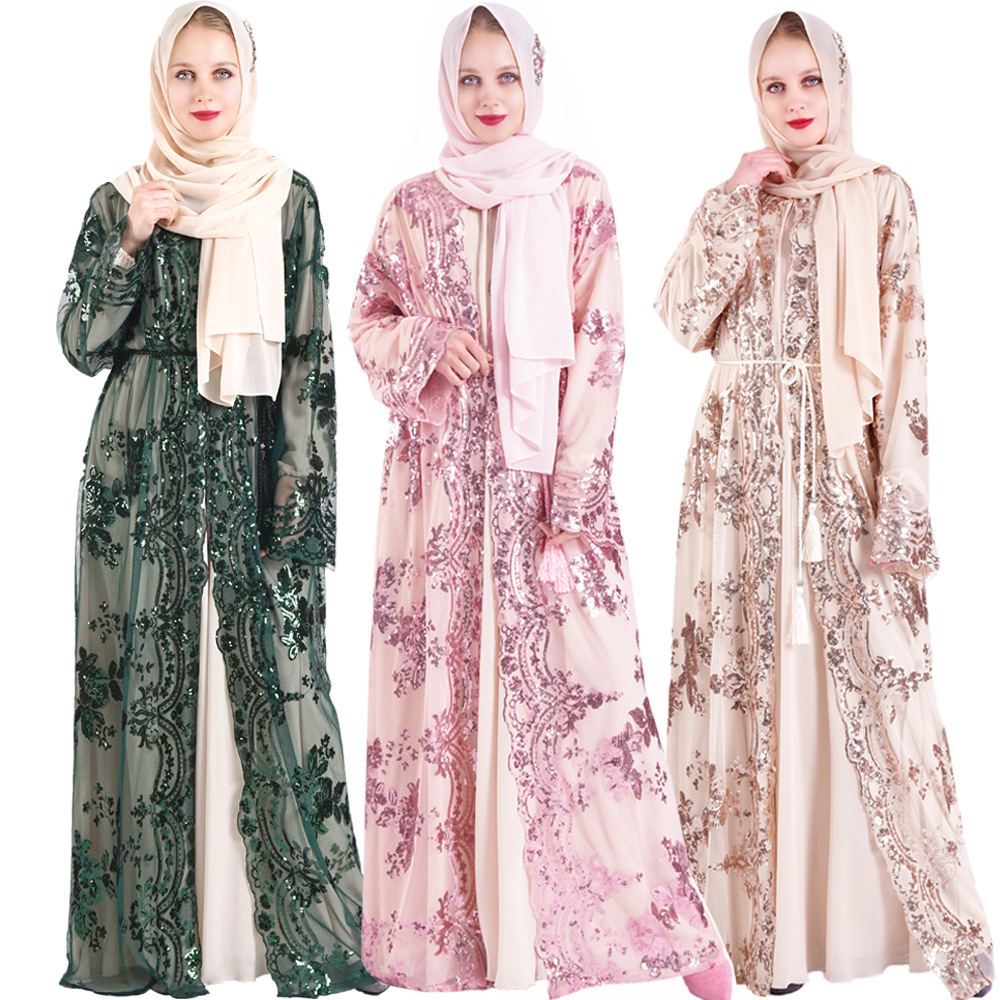 イスラム教徒の女性のためのアバヤ,イスラムの服,ポリエステル - Summer Clothing Pakistan のレビューと価格