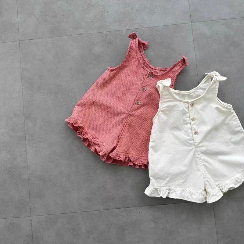 HY2831 女の子用サマーロンパース、ビブとショートパンツ - Summer Clothing Stores のレビューと価格