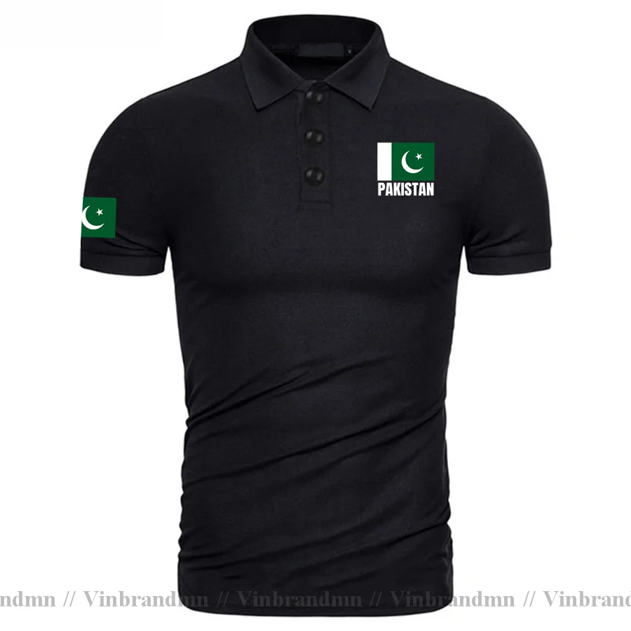 パキスタンポロシャツパキスタン国旗デザイン夏スリムフィットフ - Summer Clothing Pakistan のレビューと価格