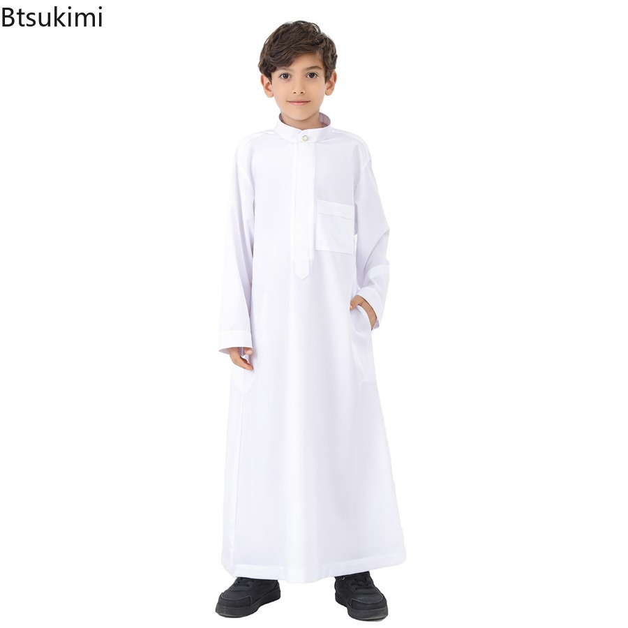 エスニックスタイル子供服ムスリムファッションアバヤ長袖カフタ - Summer Clothing Pakistan のレビューと価格