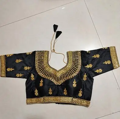 伝統的なインドのサリートップ女性シャツ夏金糸刺繍パキスタン夏 - Summer Clothing Pakistan のレビューと価格