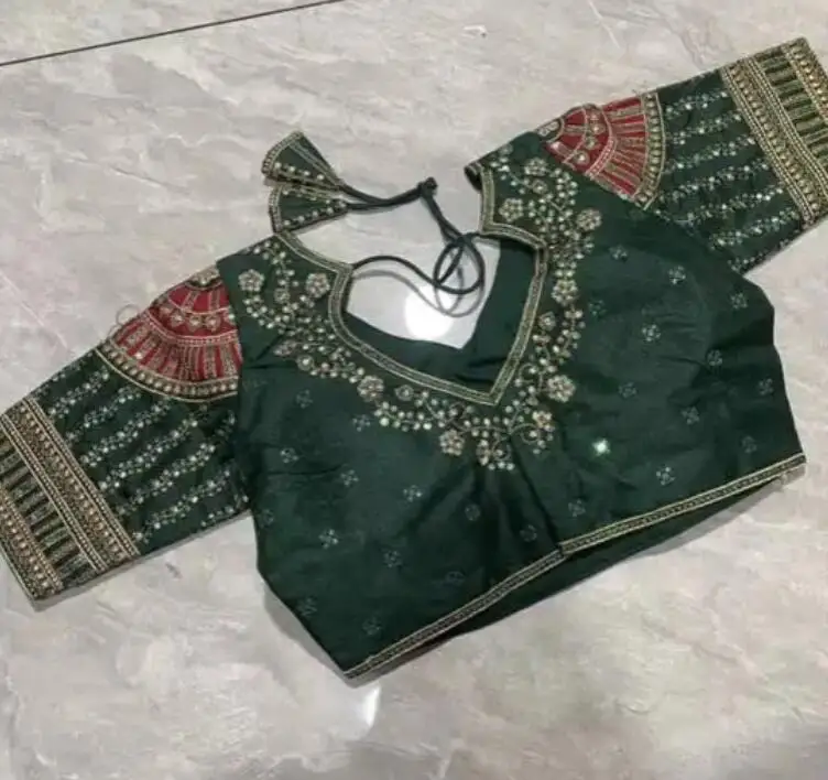 伝統的なインドのサリートップ女性シャツ夏金糸刺繍パキスタン夏 - Summer Clothing Pakistan のレビューと価格