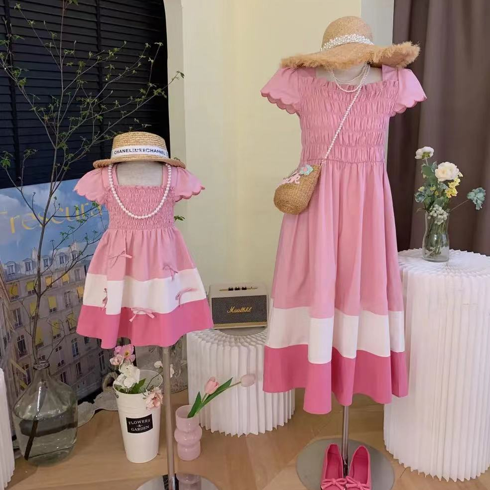 女性のための母と娘のドレス,ママと娘のためのマッチングドレス - Summer Clothing Baby Girl のレビューと価格