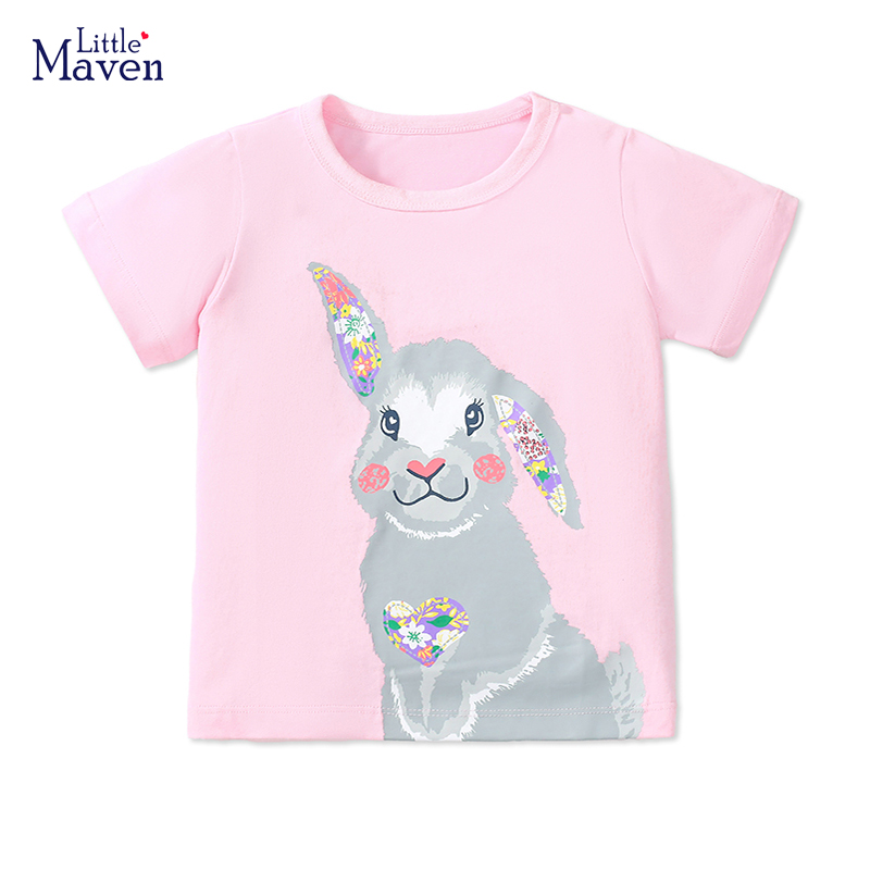 リトルメイブン夏幼児子供服誕生日プレゼント Tシャツ漫画ウサ - Summer Clothing Baby Girl のレビューと価格