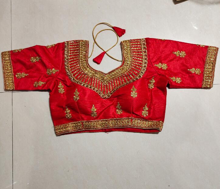 伝統的なインドサリートップ女性シャツ夏の金糸刺繍パキスタン夏 - Summer Clothing Pakistan のレビューと価格