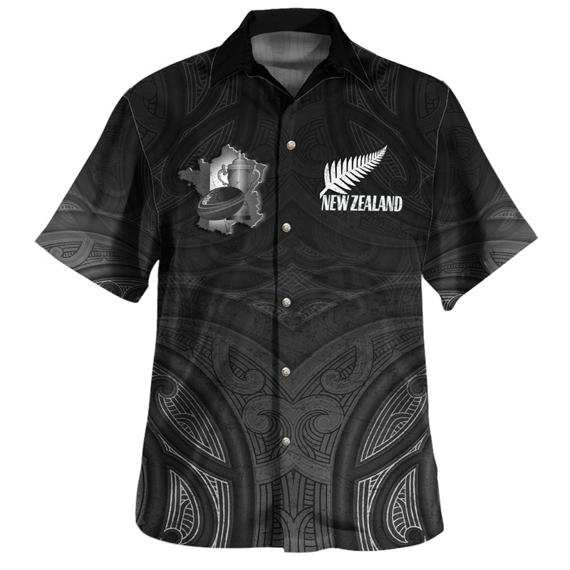 3Dネイランドマリシルバーフェリンラグビーフラッグプリントシ - Summer Clothing Nz のレビューと価格