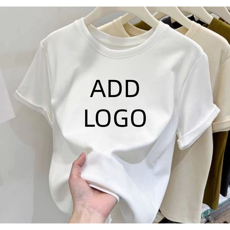 カスタマイズされた卸売コットン女性の T シャツ O ネック - Summer Clothing Wholesale のレビューと価格