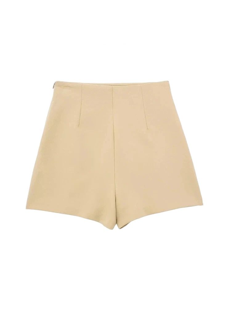 女性用フロントスリットショートスカート、サイドジッパー付き、 - Summer Zara のレビューと価格