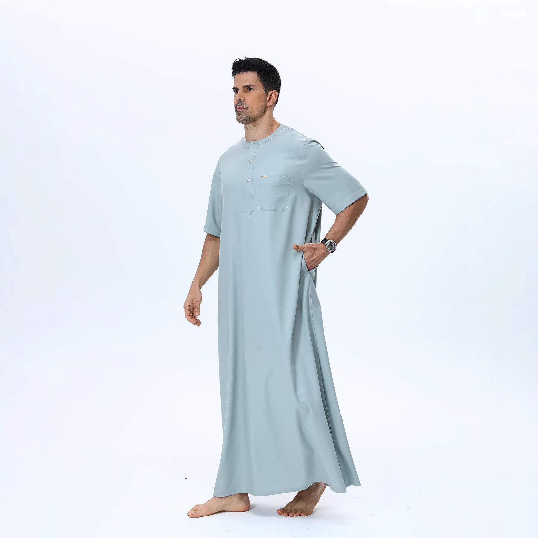 ムスリム男性用アバヤ・カフタン・パキスタン・サウジアラビア・ - Summer Clothing Pakistan のレビューと価格